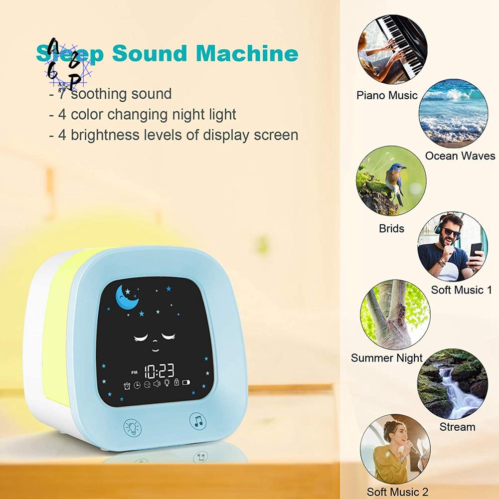 Sound Sleep Trainer Clock - A68P-1 Zegar z budzikiem dla dzieci,