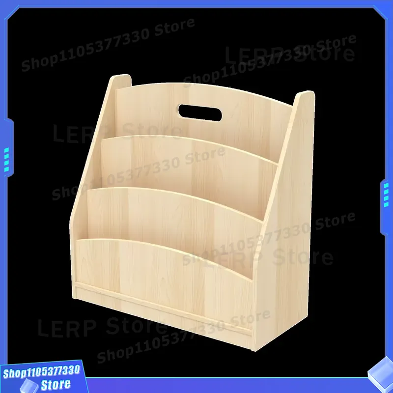 Baby Bookshelf Small - Drewniane meble do przedszkola, małe regały