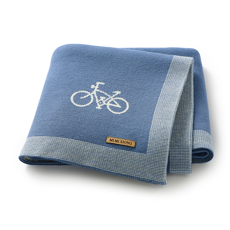 Baby Boy Nursery Quilt - Koce dla noworodków Ultra miękka dwustronna