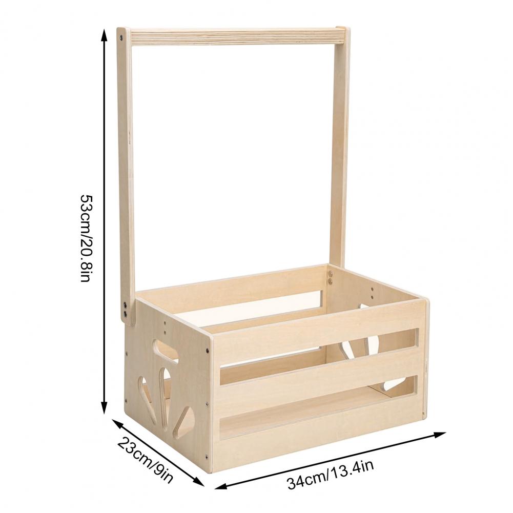 Closet Organizer Baby - Drewniany regał do przechowywania, skrzynia na