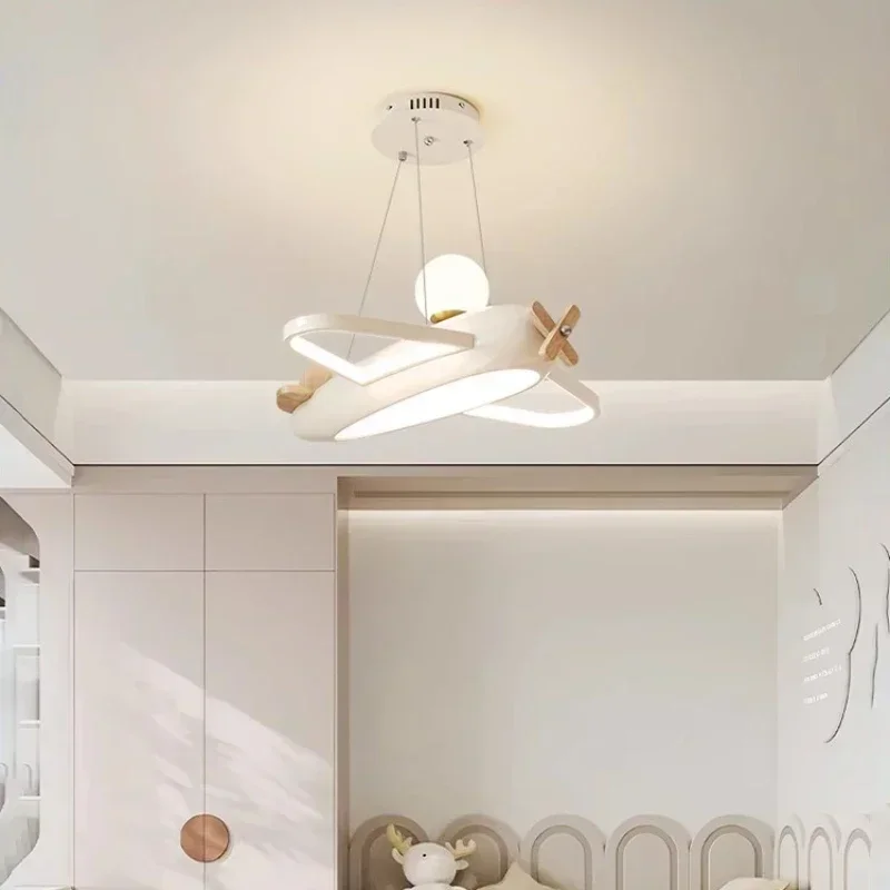 Baby Nursery Chandelier - Lampy samolotowe nowoczesne żyrandole do pokoju