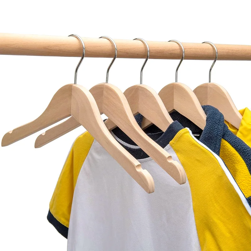 Closet Organizer Baby - 6 sztuk/zestaw Drewniane wieszaki na ubranka