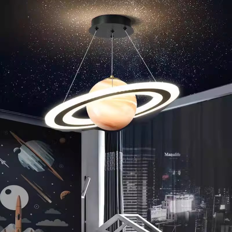 Baby Nursery Chandelier - Żyrandole LED do pokoju dziecięcego Planet