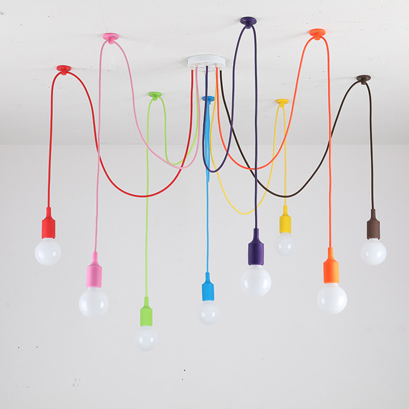 Baby Nursery Chandelier - Kolorowy żyrandol pająk dla dzieci pokój
