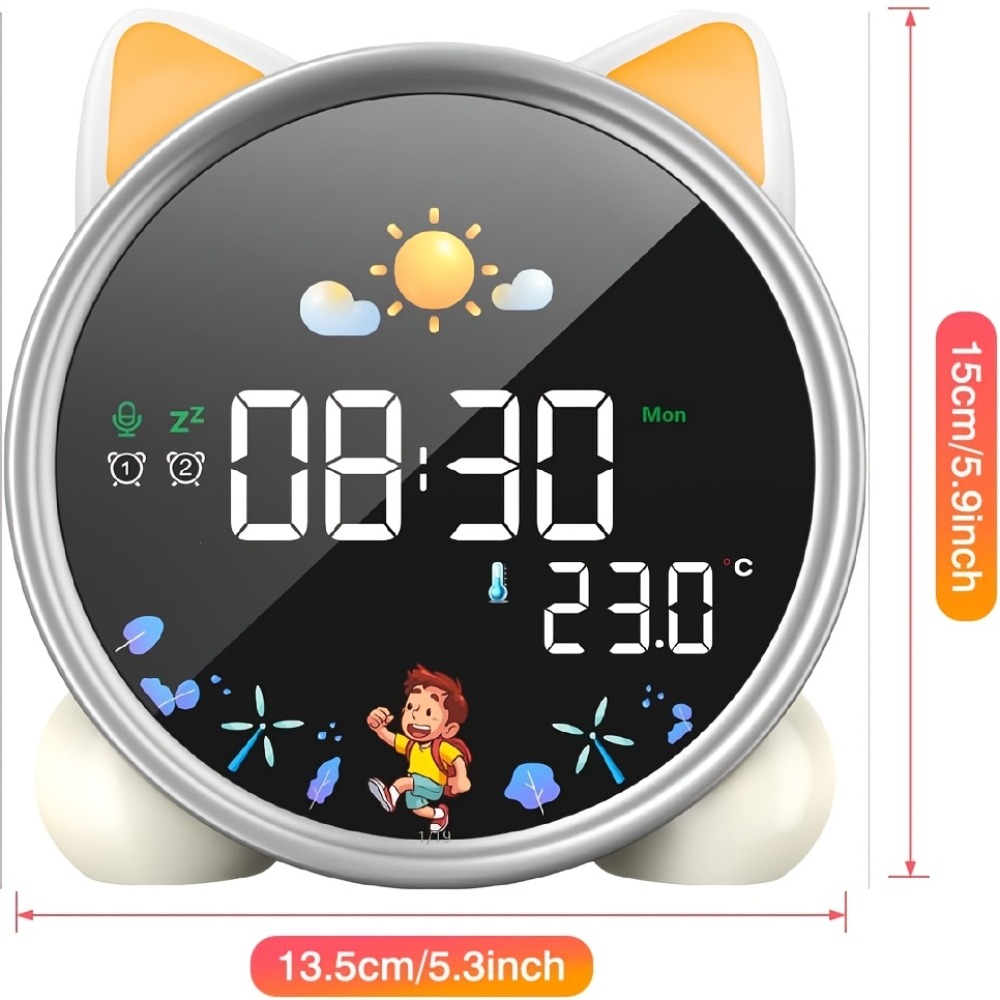 Sound Sleep Trainer Clock - Budzik dla dzieci, trener snu, lampka