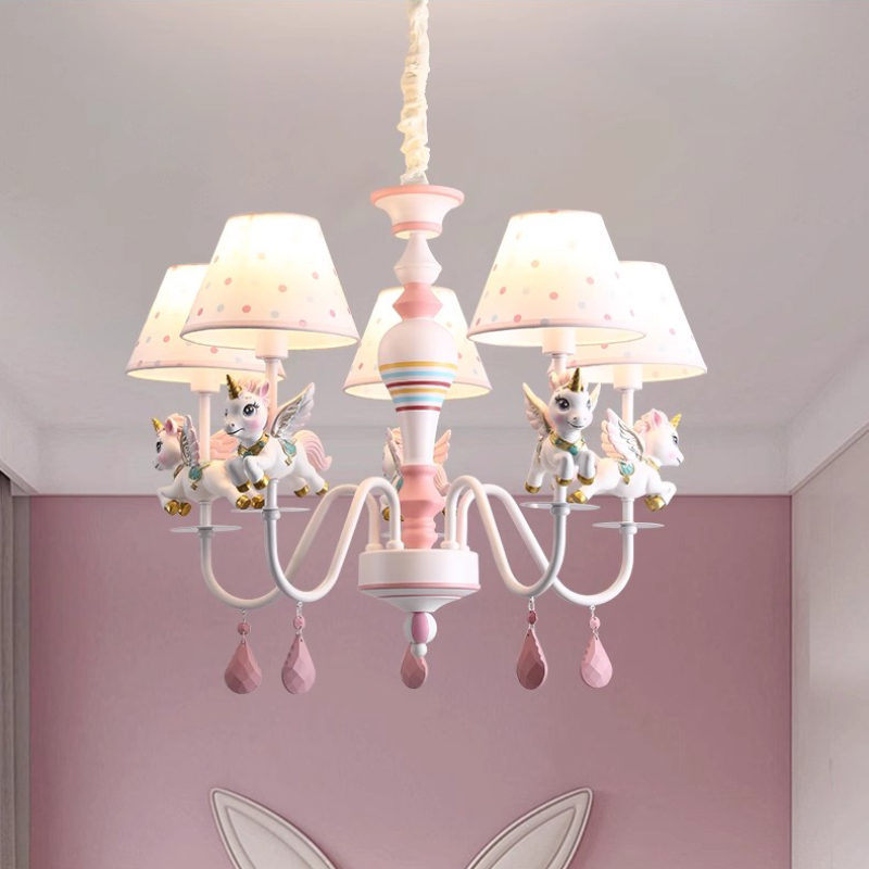 Baby Nursery Chandelier - Żyrandole LED do pokoju dziecięcego 2025,