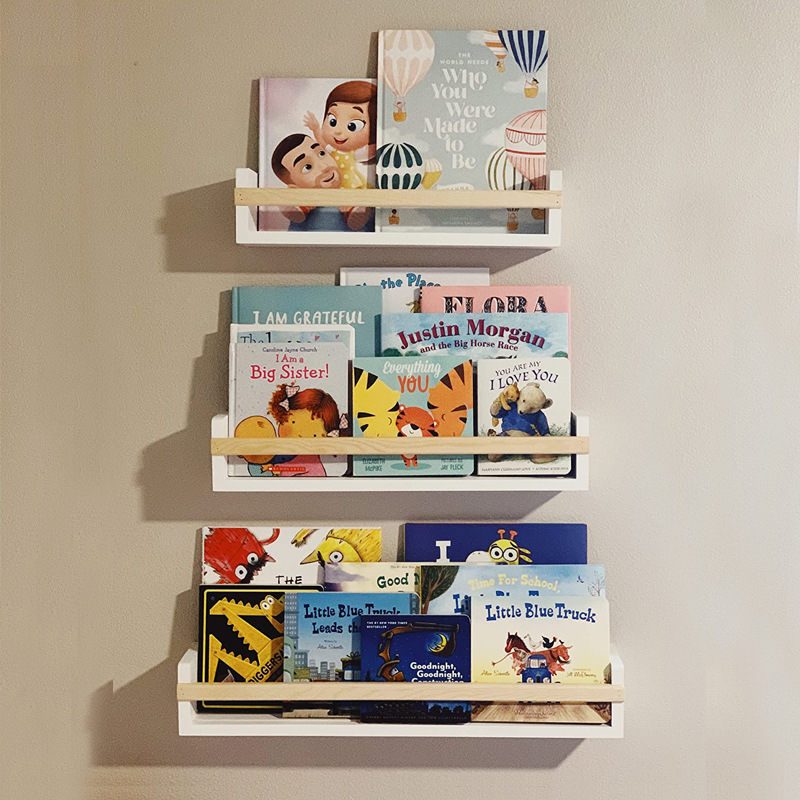 Baby Bookshelf Small - Półka ścienna wisząca, regał na książki
