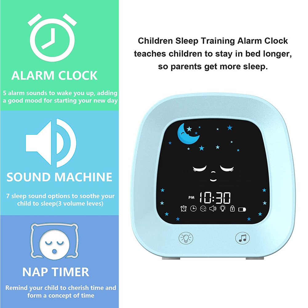 A23E-1 Zestaw budzika dla dzie – Sound Sleep Trainer Clock recenzja i cena