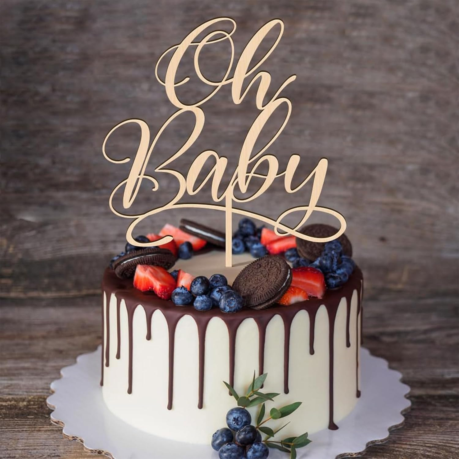 1 szt. Oh Baby - Drewniany Top – Baby Nursery Letters recenzja i cena