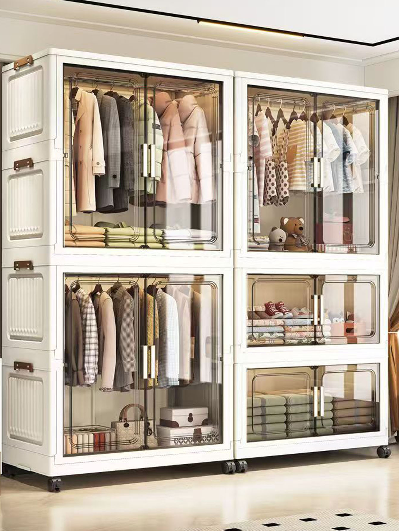 Wielowarstwowa, pogrubiona pla – Closet Organizer Baby recenzja i cena
