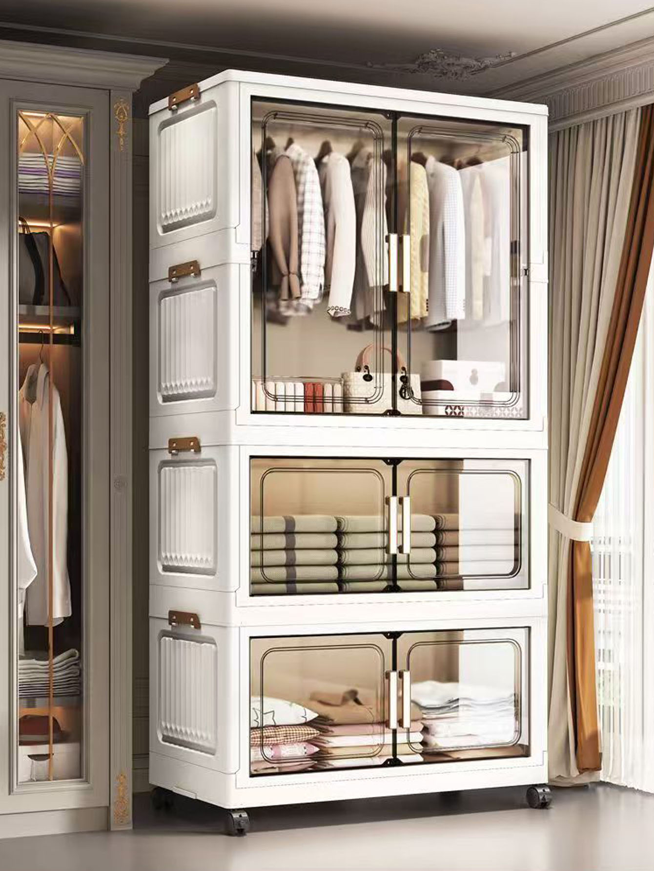 Wielowarstwowa, pogrubiona pla – Closet Organizer Baby recenzja i cena