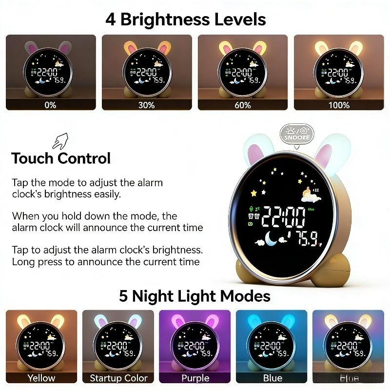 Budzik dla dzieci, trener snu, – Sound Sleep Trainer Clock recenzja i cena