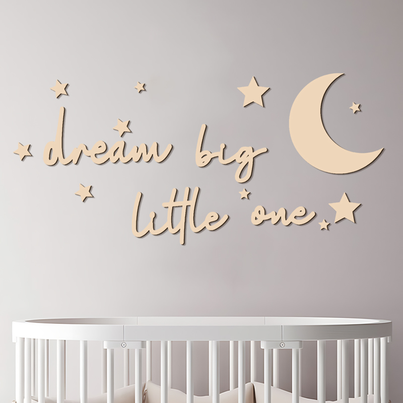 Dream Big Little One Drewniane – Baby Nursery Letters recenzja i cena