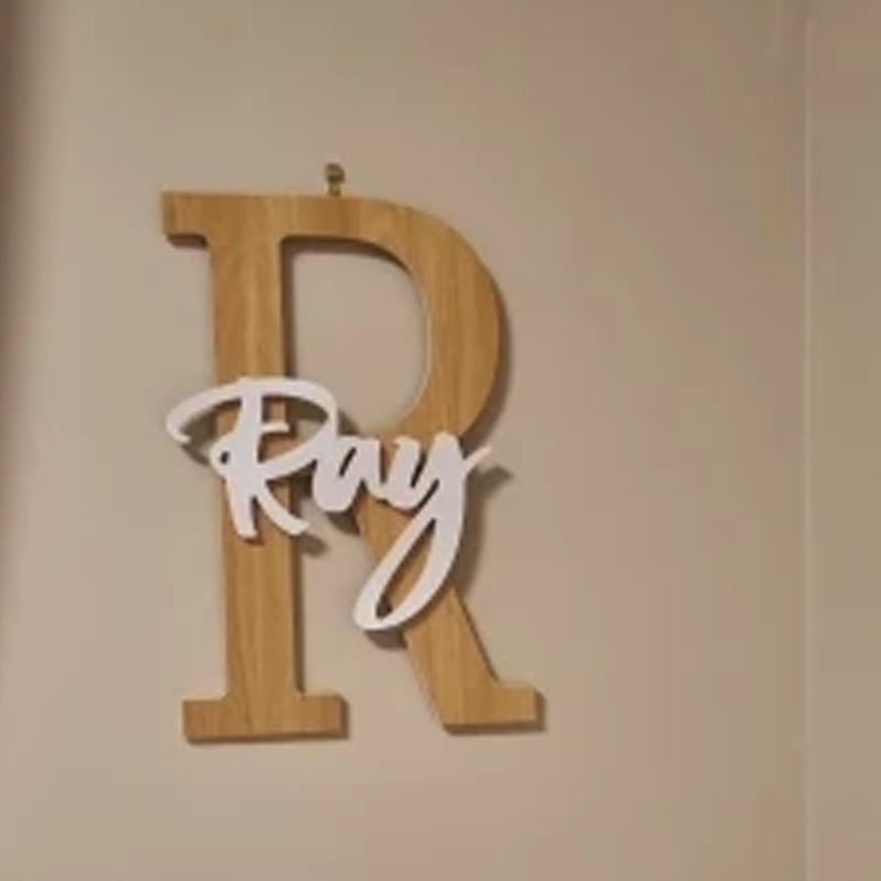 Niestandardowy drewniany znak  – Baby Nursery Letters recenzja i cena