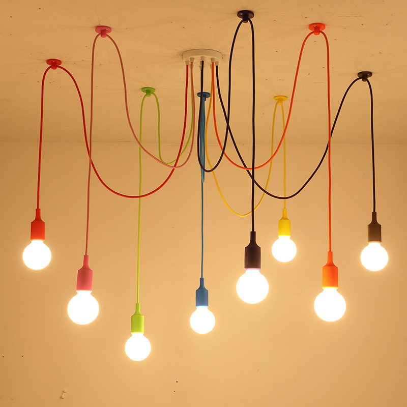 Kolorowy żyrandol pająk dla dz – Baby Nursery Chandelier recenzja i cena