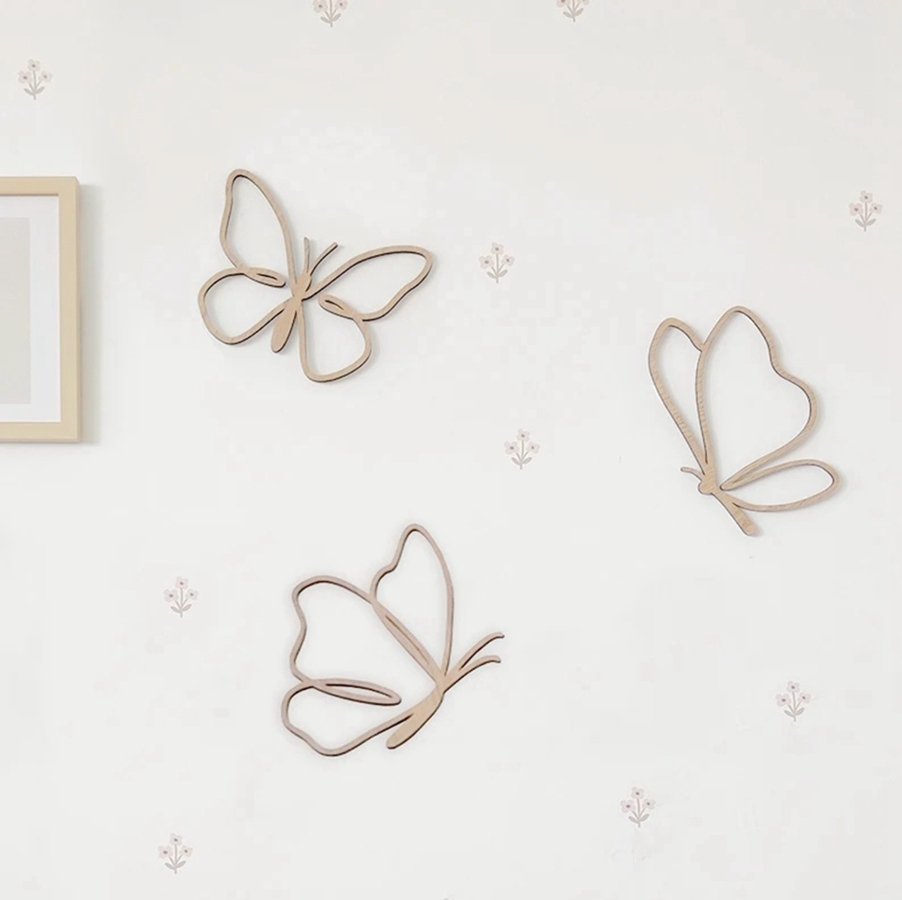 Drewniane motyle, drewniana de – Baby Nursery Letters recenzja i cena