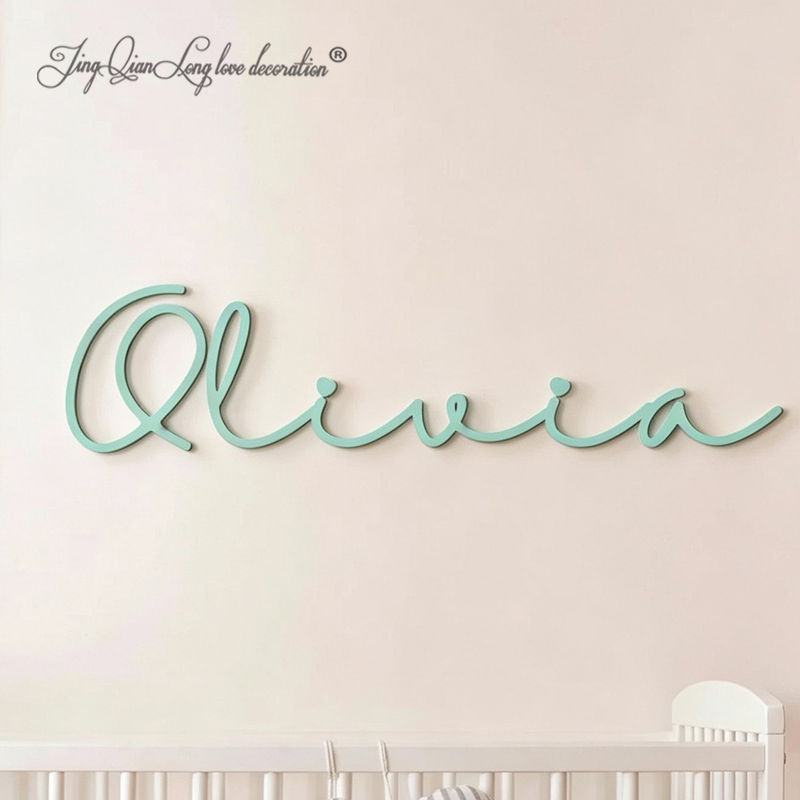Drewniana tabliczka z imieniem – Baby Nursery Letters recenzja i cena