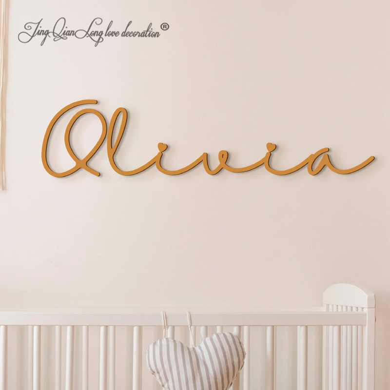 Drewniana tabliczka z imieniem – Baby Nursery Letters recenzja i cena
