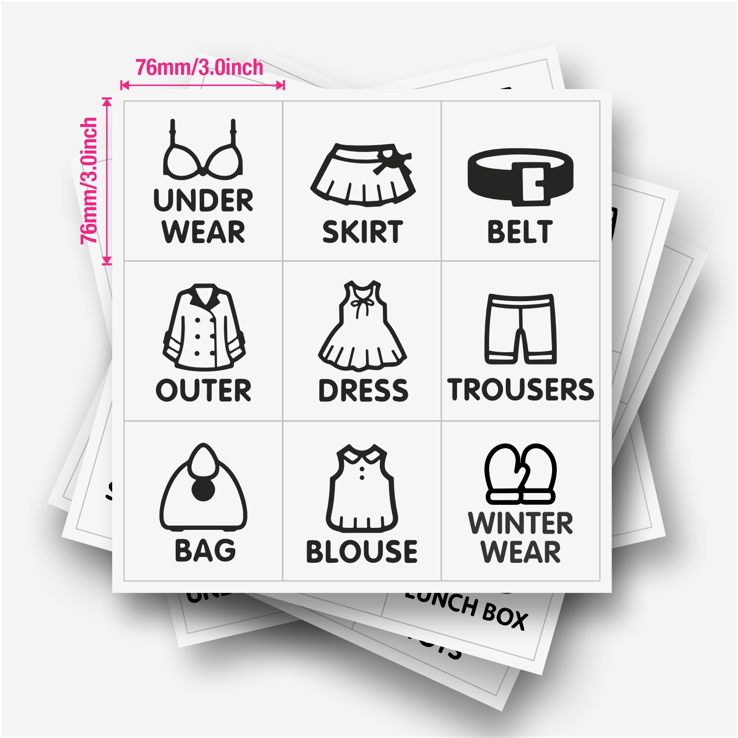 9 szt./arkusz, Etykiety do org – Closet Organizer Baby recenzja i cena