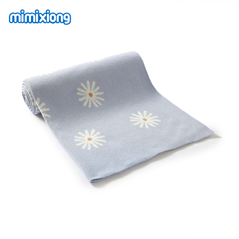 Baby Floral Blankets Knitted A – Baby Boy Nursery Quilt recenzja i cena