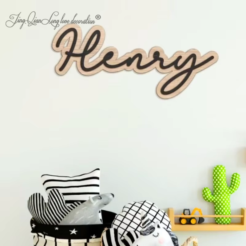 Niestandardowy drewniany znak  – Baby Nursery Letters recenzja i cena